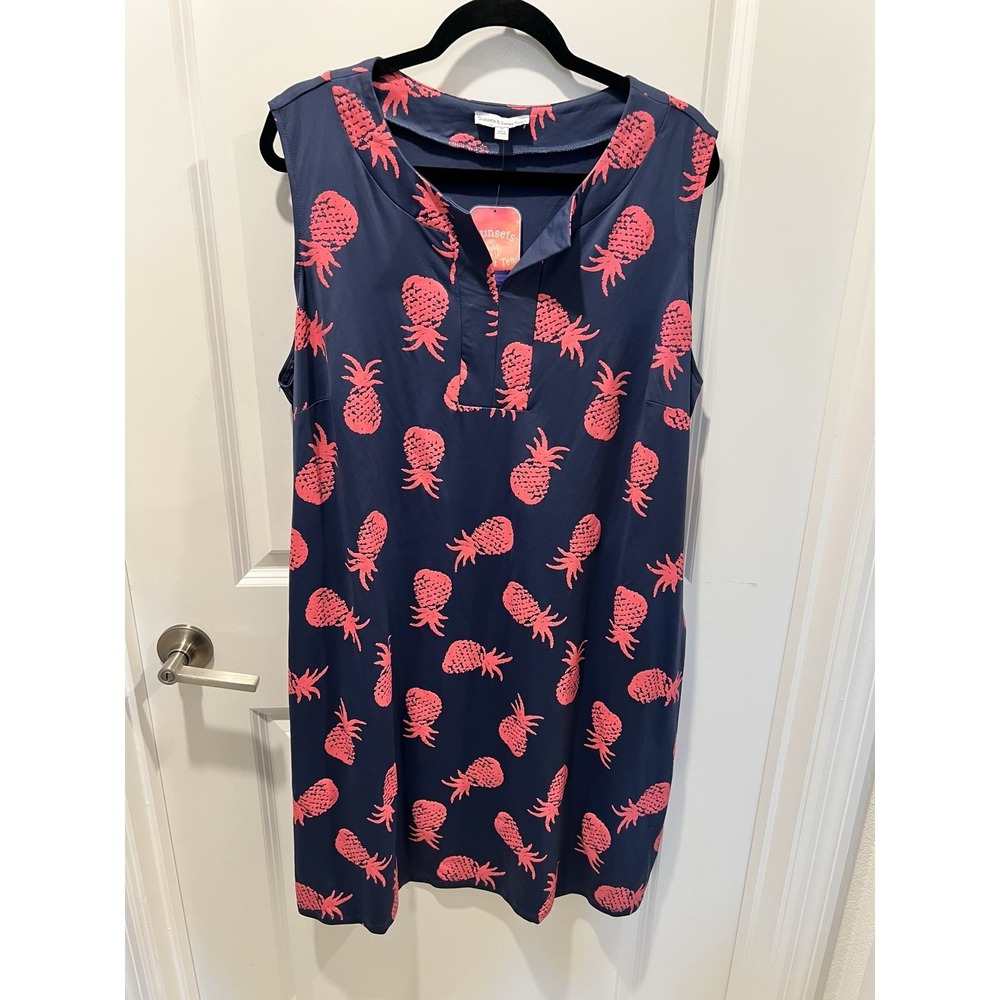 Sunset & Sweet Tea Women's Summer Beach Dress SZ 3XL UPF 50 NWT
